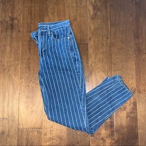 Striped American Eagle jeans